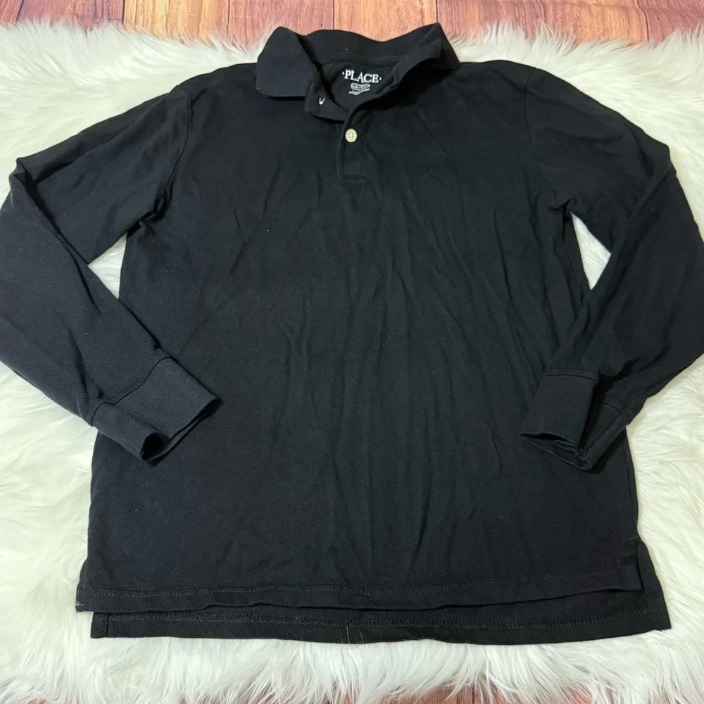 The Children’s Place Long Sleeve Polo Shirt – Kids Large (10/12)